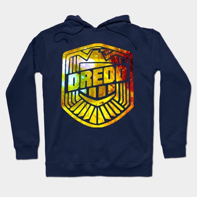 Judge Dredd Galaxy Silhouette Logo Hoodie by Nova5